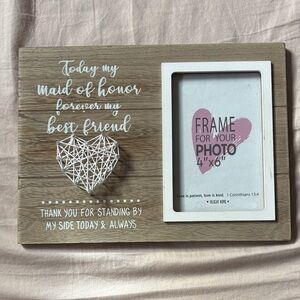 Maid of Honor Photo Frame